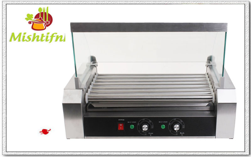 7 Rod broiler hot dog cabinet